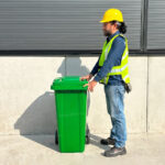 Bote de Basura 120 Lts. / 30 Galones color Verde - Imagen 9