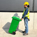 Bote de Basura 120 Lts. / 30 Galones color Verde - Imagen 8