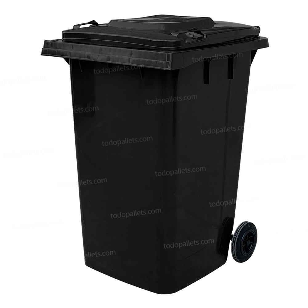 8011-BB-02 Bote de Plastico 360 Lts. / 95 Galones color Negro - Imagen 1