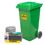 Kit Antiderrames Móvil 50 Galones con Contenedor de Plástico - Universal