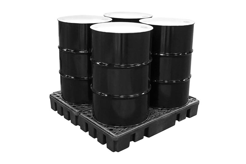 PAD1011_4Tambos_003_b Plataforma Antiderrames Resistente para 4 Tambos PAD1011 - Imagen 1