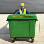 Contenedor de Basura 1100 Lts. / 290 Galones color Verde - Imagen 2